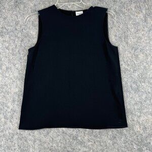 Babaton Belfry Blouse Black Sleeveless Top XXS Drapey